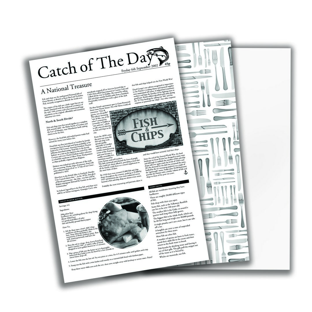 Catch of the Day Greaseproof Paper 10 x 17